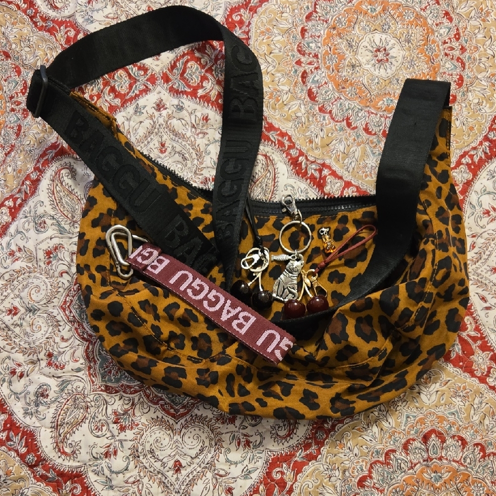 Baggu Leopard Print Women's Bag